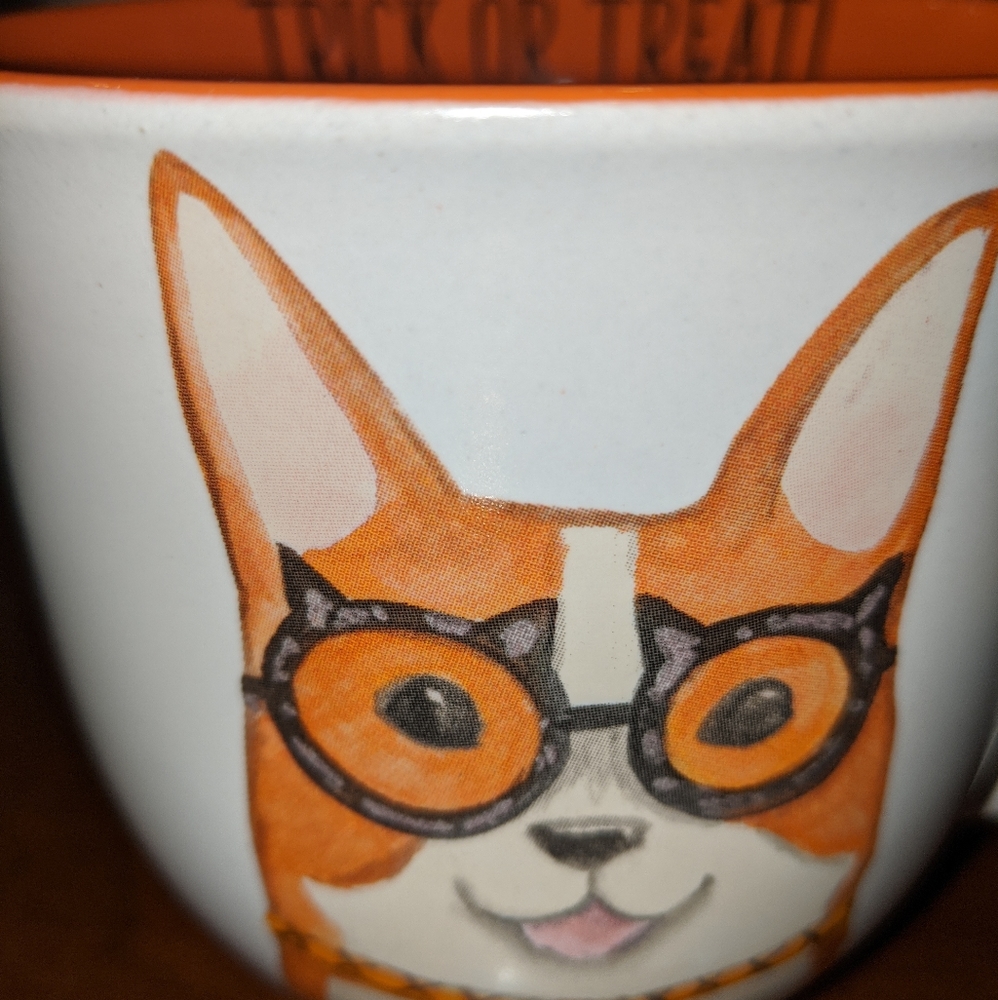Halloween Corgi Cup